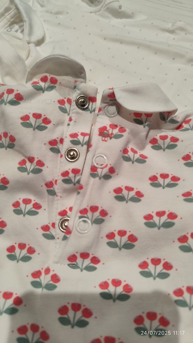 Pack 3 bodies talla 3 meses