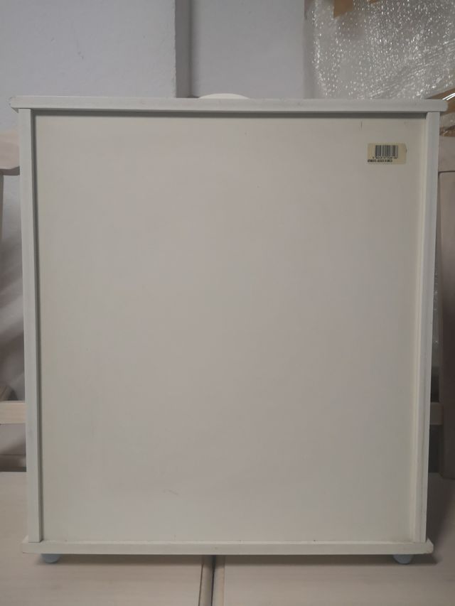 Armario muñecas blanco-azul