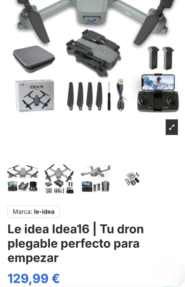 Dron Le-idea 16. ¡Nuevo!