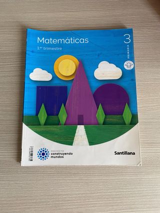 Libros de texto 3 primaria MATEMATICAS y SOCIALES 