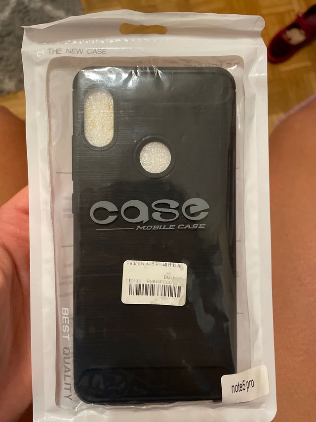 Funda Redmi Note 5 Pro negra