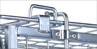 Contenedor metálico de seguridad con ruedas