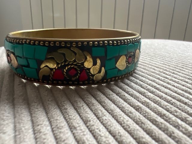 Pulsera turquesa estilo indio