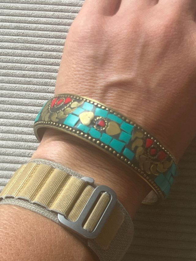 Pulsera turquesa estilo indio