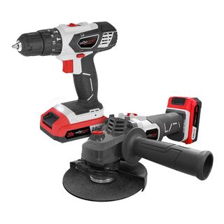 Kit Taladro Atornillador + Amoladora 20V