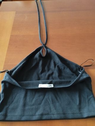 Top negro Zara - Tirantes