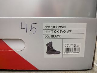 Botas moto . Número 45  Eleveit T Ox Evo WP Shoes