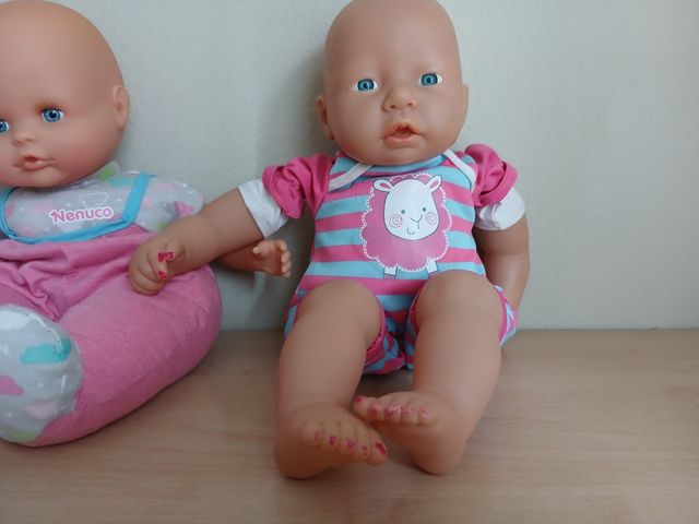 3 Bambolotti Nenuco e borsa viaggio