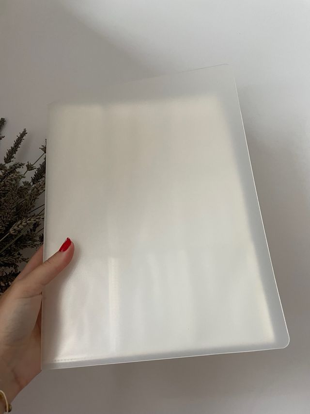 Álbum cromos - transparente