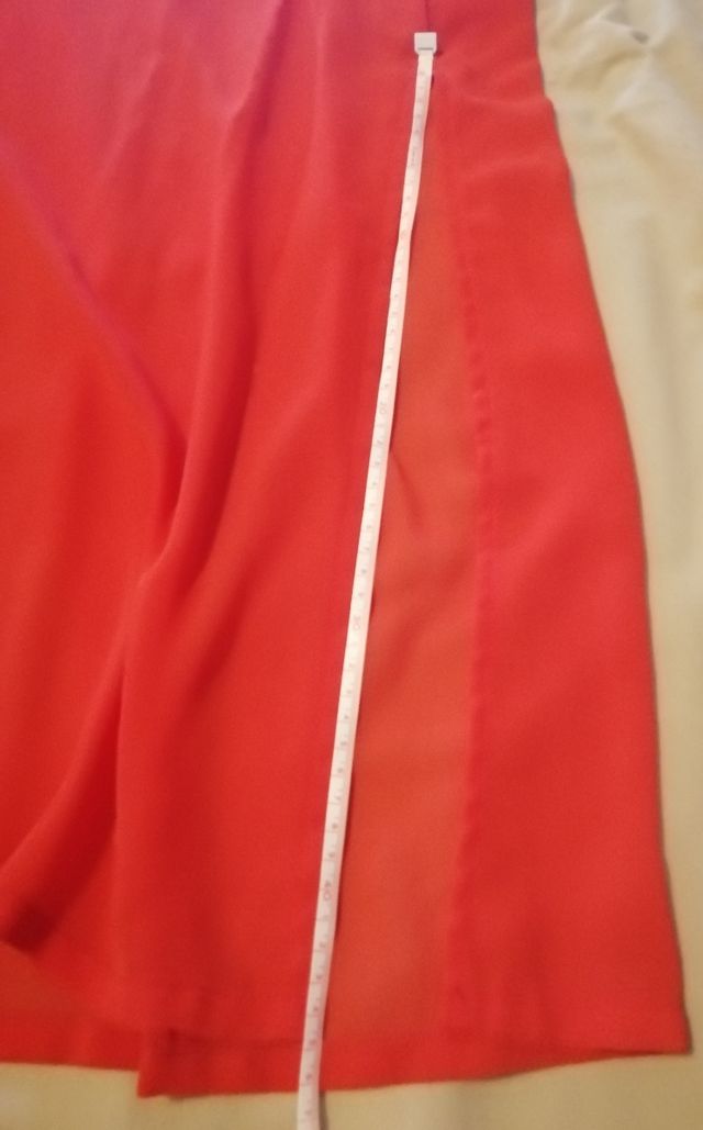 Vestito lungo rosso elegante
