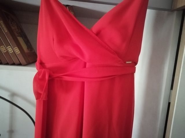 Vestito lungo rosso elegante