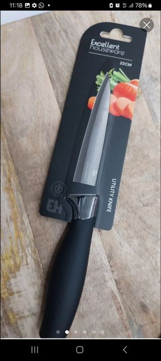 Confezione da 4 coltelli gourmet. Eccellente Nuovo.