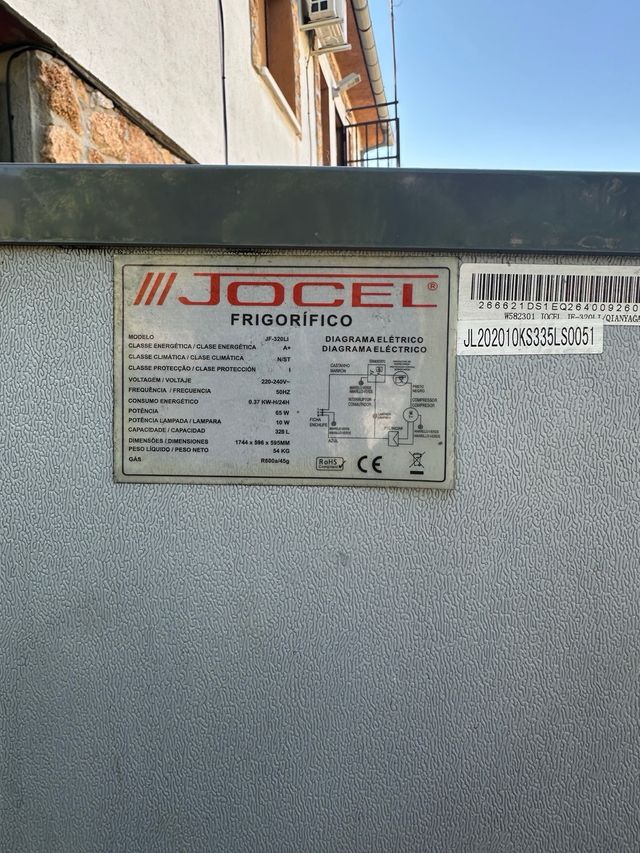 Frigorífico  nevera inox Jocel profesional