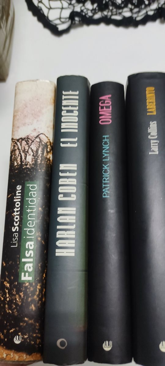 Lote libros de intriga 