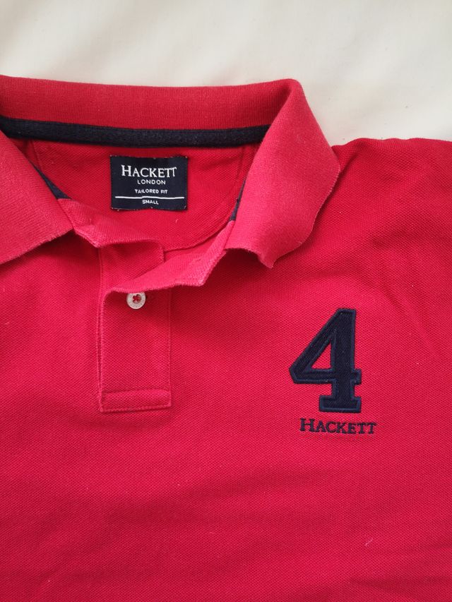 Polo Hackett London rojo talla S