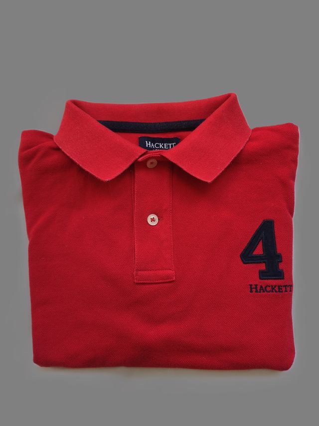 Polo Hackett London rojo talla S
