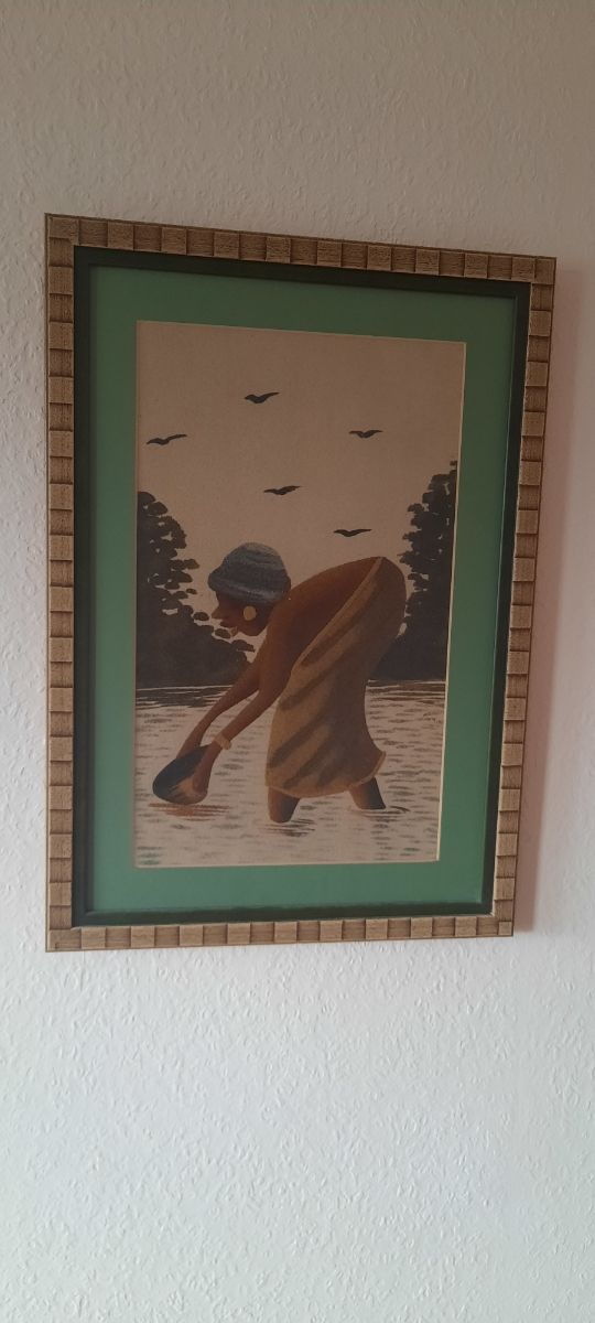 2 Cuadros africanos arena