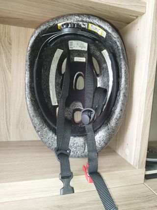 Casco bicicletta taglia M, b-twin, color fucsia.