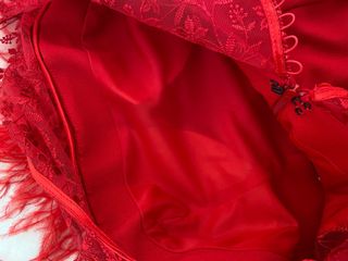 Vestido rojo Silvia Navarro - Fiesta