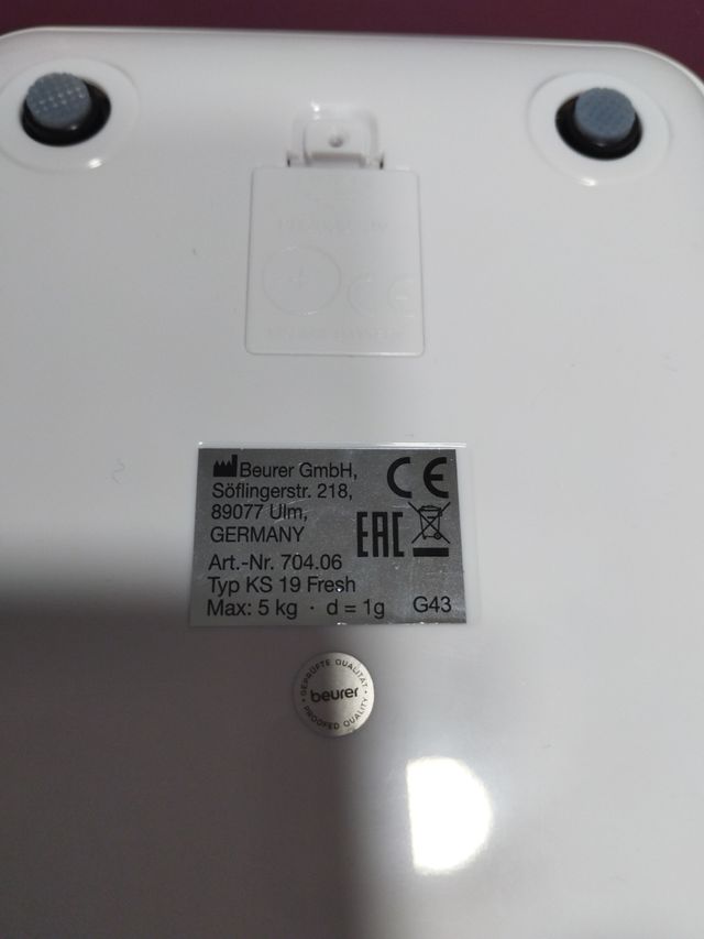 Báscula Beurer - Cocina