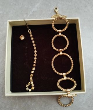 Orecchini & Bracciale oro | Gioielli Handmade