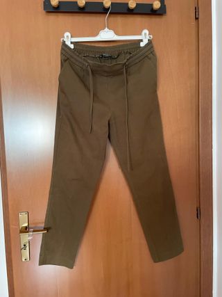Pantaloni Zara verde oliva Tg M