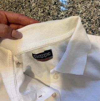 Polo Kappa bianca tg M