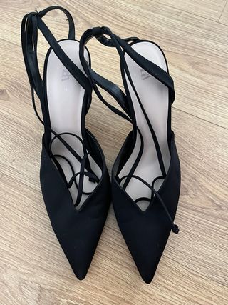 Tacones Zara negros fiesta - 39