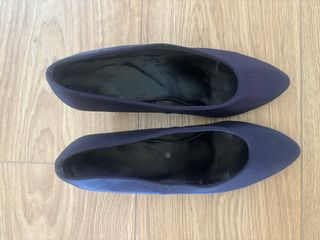 Zapatos tacón azul marino