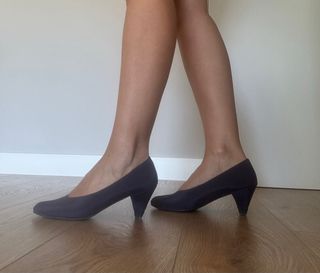 Zapatos tacón azul marino