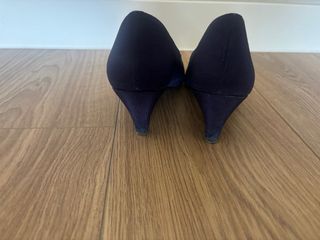 Zapatos tacón azul marino