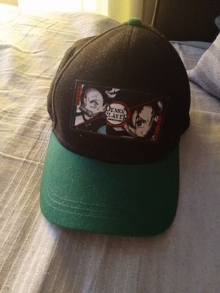 Gorra Demon Slayer - Negra y Verde