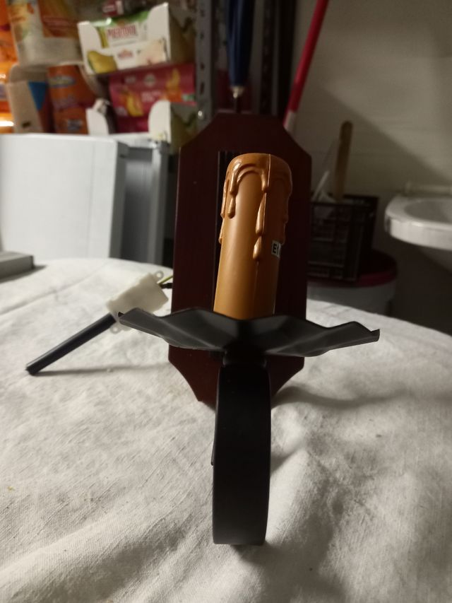 Coppia Lampade da Parete Rustica - Metallo Legno