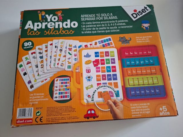Juego Yo Aprendo las Sílabas