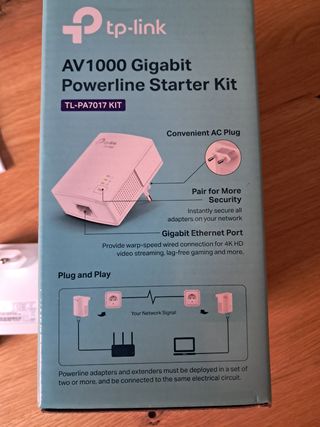 tp-link AV1000 Gigabit Powerline Kit