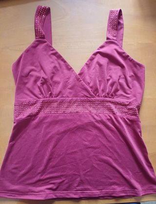 Top Oltre rosso scuro - tg. L