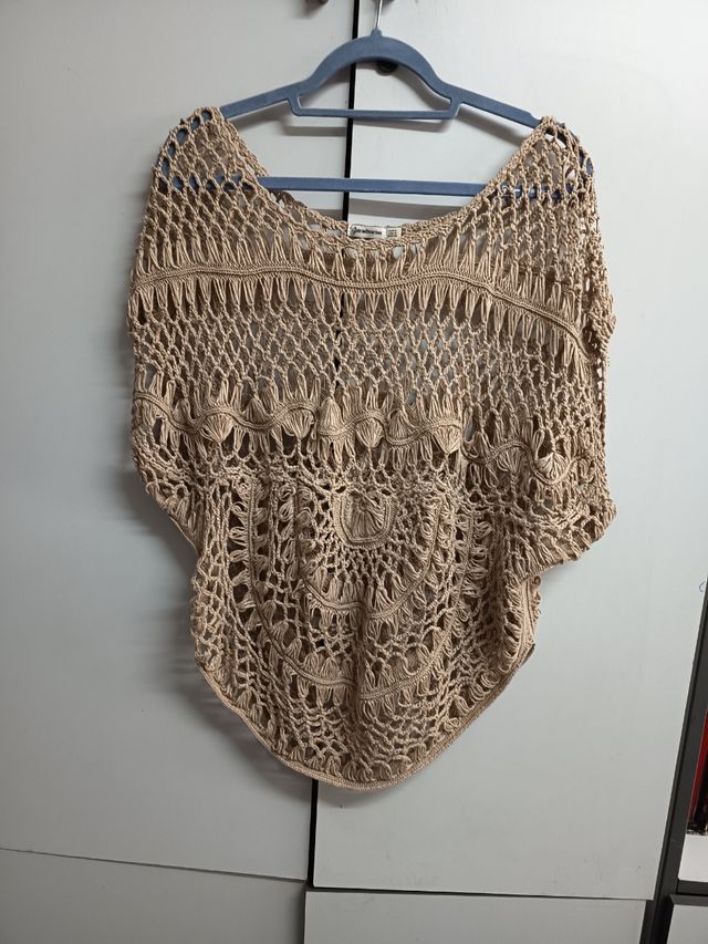 Blusa tejida Shein beige M