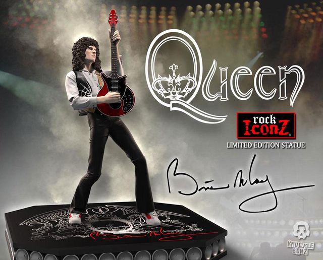 Estatua Rock Iconz: Queen - Brian May KNUCKLEBONZ
