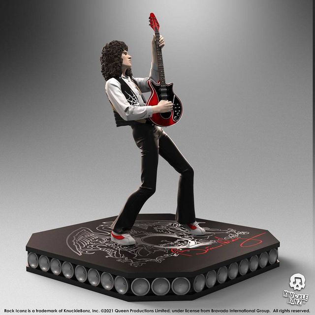 Estatua Rock Iconz: Queen - Brian May KNUCKLEBONZ