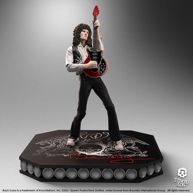 Estatua Rock Iconz: Queen - Brian May KNUCKLEBONZ