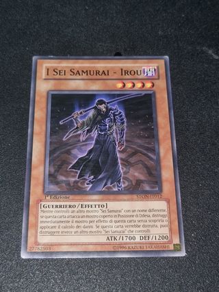 Yu-Gi-Oh! I Sei Samurai - Irou STON-IT012 1 edizio