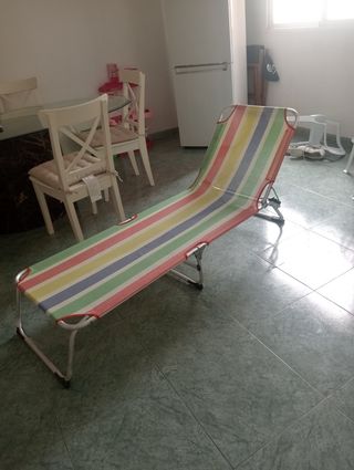 Tumbona playa plegable