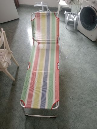 Tumbona playa plegable
