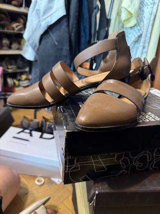 Sandalias Asolfo Domínguez Marrón