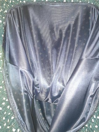 Vestido azul estampado