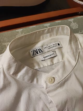 Camicia Zara bianca tg.S super slim