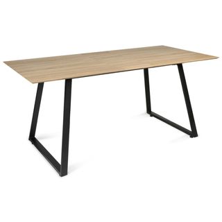Mesa comedor extensible - madera y metal