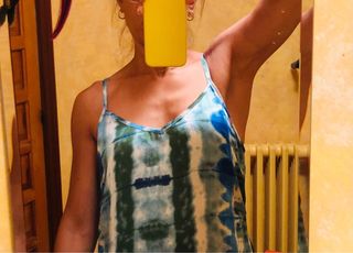 Vestido largo Sfera tie-dye