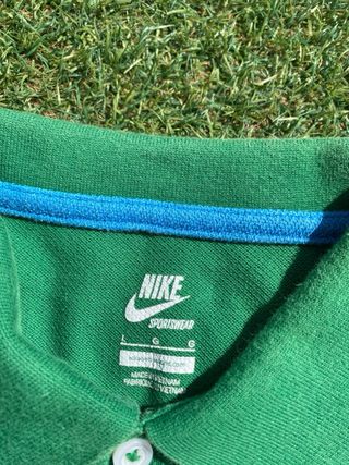 Nike Men's Green Polo Shirt - Classic Fit