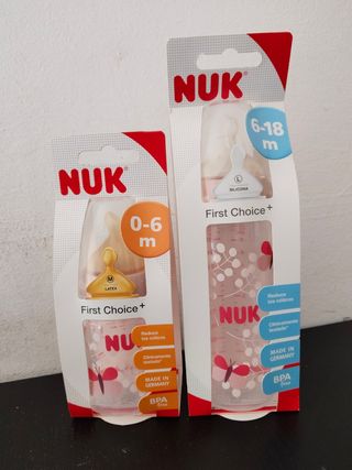 2 Biberones NUK First Choice +